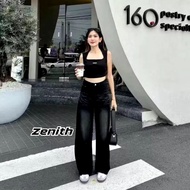 Highwaist Baggy Jeans Hangover Women - Loosepant Baggy Jeans Culottes Highwaist Women's Jeans Premiu