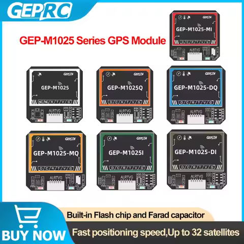 GEPRC GEP-M1025 Series GPS Module M10050 Chip GEP-M1025Q / GEP-M1025-DQ / GEP-M1025-MQ /GEP-M1025I /