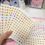 爆款Emoji贴纸可爱手账含创意卡通翻白眼贴黄豆表情抖音E' Moji贴纸Emoji Stickers, Cute Cartoon Funny Funny Funny Shell, Laptop Wa