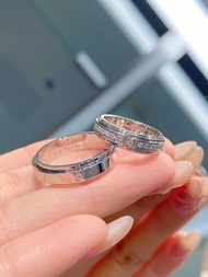 Piaget outlet 伯爵 鑽石 銀色戒指 情侶對戒
