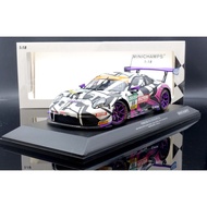[MASH] Minichamps 1/18 Porsche 991 GT3 R 69 ADAC 2019 Purple Wheel