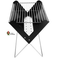 Barbecue Grill Easy X-Shaped Leisure Outdoor Barbecue Grill Portable Durable Barbecue Grill Anti-Rus