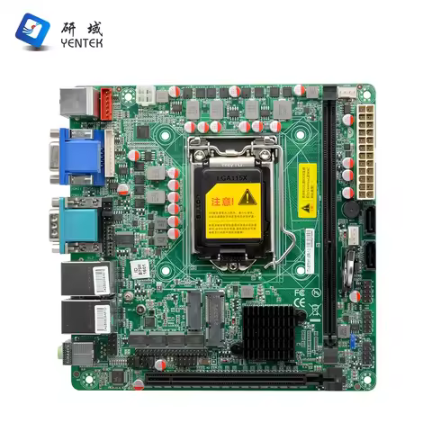 LGA1155 I3 I5 I7 Z77 Chipset 2 DDR3 VGA HD PCIE X16 6 RS232 COM Win7 Linux Ubuntu Industrial Mini It