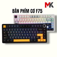 Aula F75 Mechanical Keyboard | 3 Mode, Hotswap, RGB | MKShop