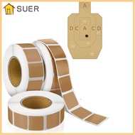 SUER Square Target Pasters, Self-Adhesive  Range Targets Target Stickers, Outdoor  Labels for Long&S