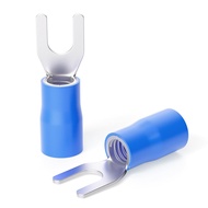 Electrical Insulated Wire Connector Crimp Terminal Fork Spade U-Type 300pcs 16-14 AWG