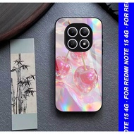 HP Softcase Glass Motif Aesthetic REDMI NOTE 15 4G - Casing Latesthp [M379] RED Casing - Cool Aesthe