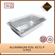 Aluminium Foil Container No.4572 P With Lid