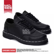 MOSES Men's Formal Oxford Shoes Black Men's Work Shoes