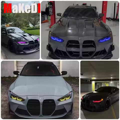 Blue Red Angel eyes DRL Module/ LED Boards For BMW 4 Series I4 430I M4 M3 G80 G82 G22 G26 LED Headla