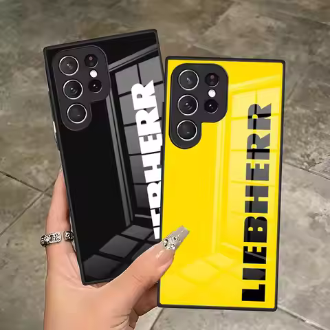 Cool Brand L-Liebherr Excavator Phone Case For Samsung S26 S25 Edge S24 S23 S22 Ultra Plus Fe A57 A3