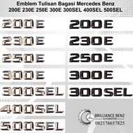 Mercedes 200E 230E 250E 300E 300Sel 400Sel 500Sel Mercy Economical Writing Emblem
