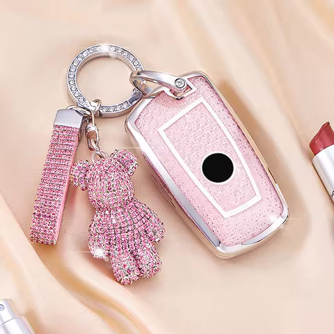 Female Key Case for BMW 1 3 4 5 Series 320i 530i 550i F20 F21 F30 F31 F25 F01 F02 Remote Car KEY Cov