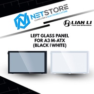 LIAN LI LEFT GLASS PANEL FOR A3 M-ATX - (BLACK | WHITE)