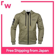 TAICHI (RS Taichi) Motorcycle All-Season Hoodie with Built-in CE Protector Cordura Hoodie RSJ330 COMBAT KHAKI S