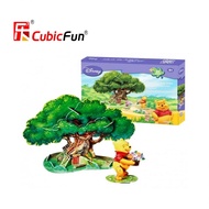 💥Ready Stock💥S2C~Pooh House 3D Paper Puzzle Toys DIY Paper Puzzle Educational Model 42Pcs