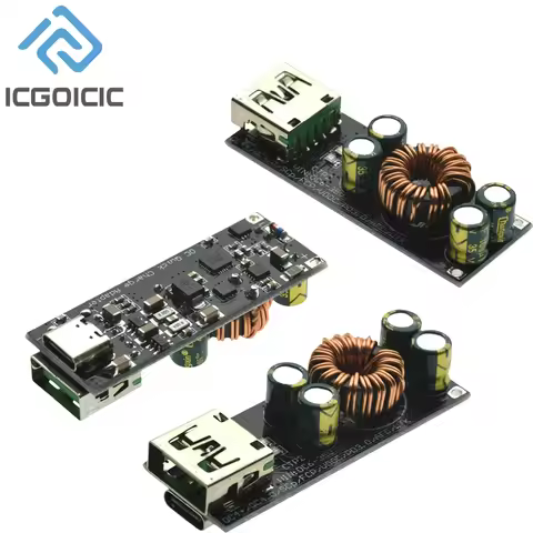 QC4.0 QC3.0 USB Type-C Mobile Phone Quick Charge Adapter 6 -35V Step Down Buck Boost Module for mobi