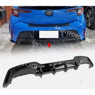 For Toyota Corolla Hatchback E210 2019-2024 Carbon Fiber Rear Diffuser Bumper Spoiler Guard Protecto