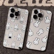 HP Soft clear VIVO case Creativehp with Cute Rabbit Image for VIVO Y02T Y15 AS Y16 Y02S Y11 Y12 Y15 