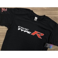 fashion 2025 Honda Civic Fk8 Fk8r Type R Exclusive Jersey Roundneck Short Sleeves T-shirt
