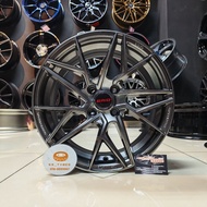 [4PCS] New Sport Rim 15inch GRID OASIS 15X7JJ ET35 4H100 HYPER BLACK