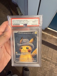 梵高比卡超Psa10 Pokemon Pikachu Grey Felt Hat PSA 10