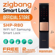 SHP-R80 WiFI IoT ZIGBANG Digital Door Lock (FREE INSTALLATION) - 2 YEARS WARRANTY - LIFE-TIME TECHNICAL SUPPORT