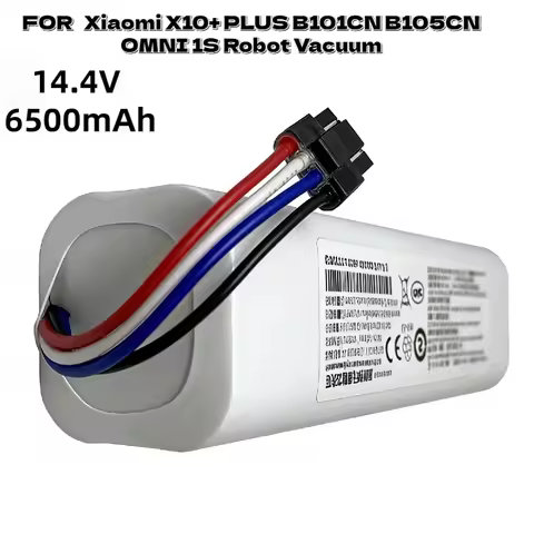 6500mAh High Capacity Battery with Quality Assurance for Xiaomi X10+ PLUS B101CN B105CN OMNI 1S Robo