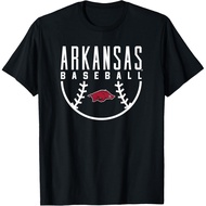 T-Shirt Besbol Universiti Arkansas Pasukan Reserbacks