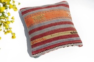 土耳其地毯抱枕套 羊毛抱枕套 kilim圖騰地毯枕頭套-歐洲西班牙風