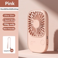 【Official Products】 JISULIFE Mini Handheld Fan Portable Fan Small Desk Fan With Bracket USB Recharge