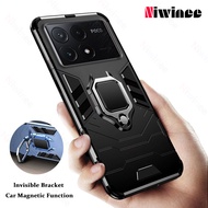 Trường hợp đối với Redmi K70/Redmi K70 Pro trường hợp khó khăn Bìa Nhẫn đỡ thiết kế Ốp chống sốc nz1