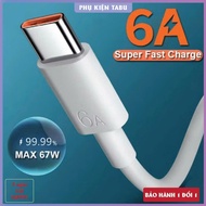 6A fast charging cable for XM USB - Type C. Type C charging cable, Type C fast charging cable, 67W f