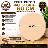 Round Plywood Diameter 60 CM | Round Plywood 60cm Thickness 3mm 5mm 6mm 7mm 9mm For Craft Decoration