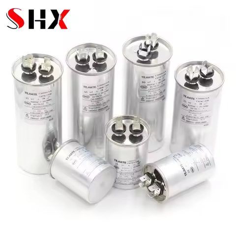 CBB65 450V AC Motor Capacitor Air Conditioner Compressor Start Capacitor 5uF 6uF 20uF 25uF 30uF 35uF