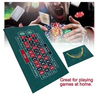 Double-sided Pattem Game Tablecloth Roulette Blackjack Casino Poker Table Top F Cloth Cover Mat