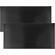 Extra Large Rubber Bar Mat(24" X 12") 2 Pack Heavy-Duty Non-Slip Dish Drying Spill Matting for KTV B
