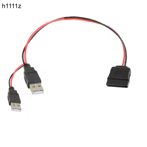 SATA to USB Cables Adapter 40cm USB 5V Male To 15Pin SATA Female Port Power Cable Adapter For 2.5inc