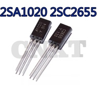 20~100PCS A1020 2SA1020 C2655 2SC2655-Y In-Line TO-92L 2A/50V PNP Transistor Low Power Triode NPN Po