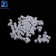 [Gazechimp] 100pcs 5mm Six Sided D6 Dice Dies for Table Games MTG RPG Gaming Gift Collection