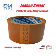 Brown Duct TAPE 2 inch x 55 yards (45mm x 55 yd) EKA TAPE equivalent to Daimaru