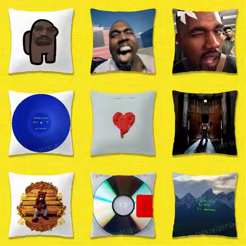 K-Kanye West Yeezus Ye Jesus is King Throw Pillow Case For 40x40cm 45x45cm 50x50cm 30x30cm Square Of