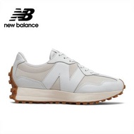 New Balance 復古運動鞋_女性_米白色_WS327LA 39號 焦糖底皮革奶油白