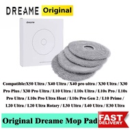 Original Dreame X40 Ultra / X50 Ultra Mop Cloth Parts For L10s Pro Ultra/L20 Ultra/X30 Pro Ultra Rot