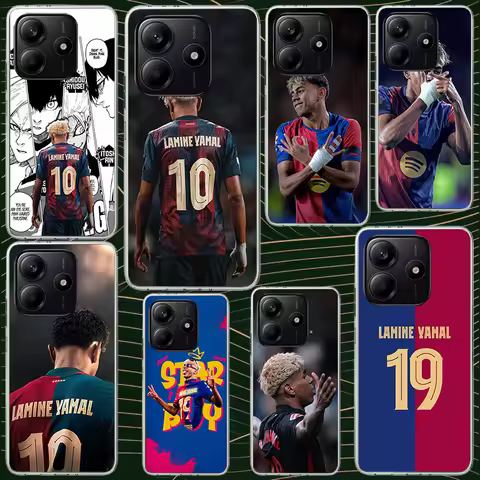 L-Lamine Y-Yamal 19 Case for Xiaomi Redmi Note 14 13 12 11 Pro Plus Phone Cover 14S 12S 11S 11E 11T 