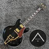 Gibson Es355 Black Beauty With Biggsby Custom Team 77