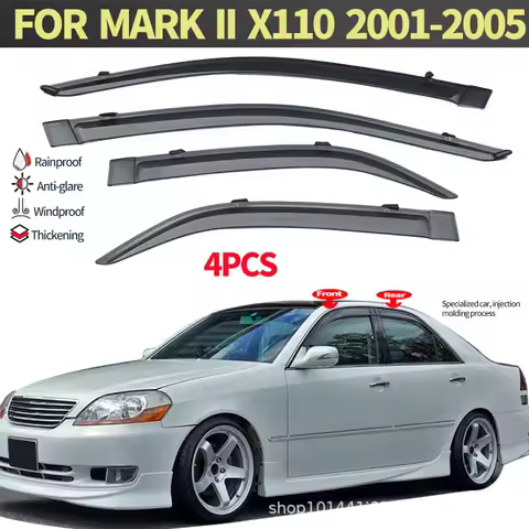 Suitable for 01-05 Toyota Mark GX110 door rain shield, eyebrow rain shield exterior modification
