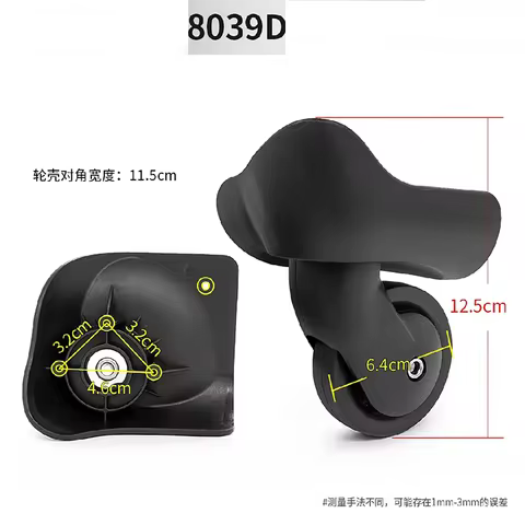 Easy to Install Spinner Wheels Replacement LTE30 HINOMOTO JAPAN PATP for Lojel Luggage