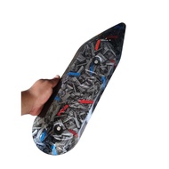 MERAH Forged red fazzio exhaust shield coverbiru AJMVARIATION99 AJMVARIATION99