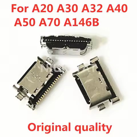 10-100pcs New USB Charging Dock Port Connector Plug 18Pin For Samsung Galaxy A20 A205F A30 A305F A40